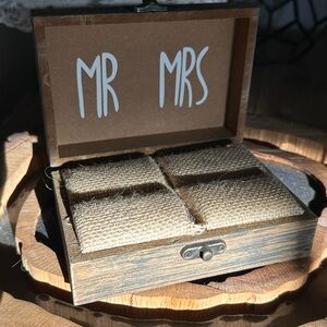 Wooden Ringer holder for a wedding